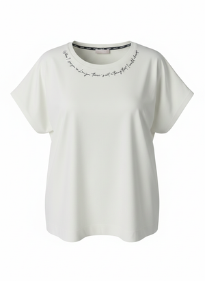 SOLO TG. XL,XXL - LiuJo – T-shirt in jersey di cotone – Art: TA5268 JS005 – Col. Bianco
