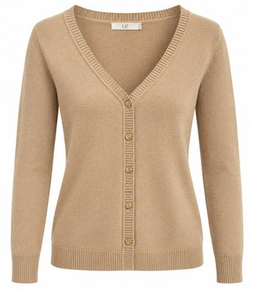 SOLO TG. S e M - Cardigan Donna col. Cammello Q2