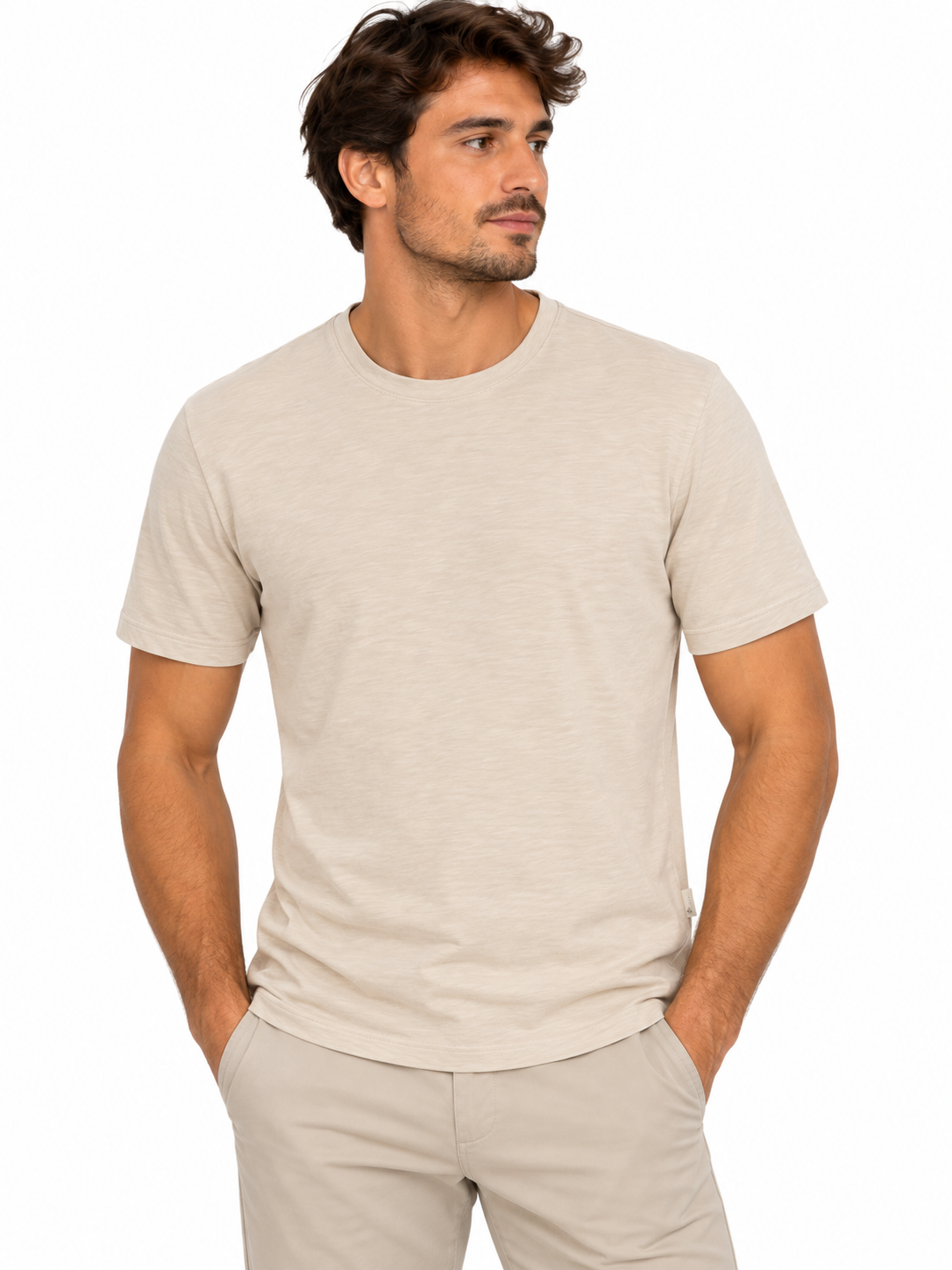 Gianni Lupo - Maglia Girocollo - Col. Beige - GL1053F