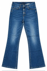 SOLO TG. 32 - JEANS LIUJO con elastico dietro e Bottoni Gioiello Botton UP - UF3130DS041