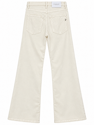 SOLO TG. 25 e 27 - Pantalone Jeans DONDUP - AMER DP619 CS0179 IB6 - Col. Panna 005 Veste piccolo