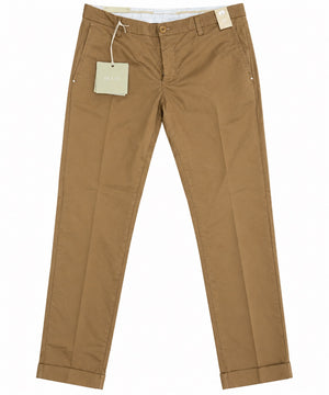 SOLO TG. 46 e 48 , AT.P.CO  Pantalone in Cotone - Slim Fit - Cammello A281SASA45TC506