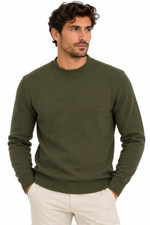 SOLO TG. L, XL, XXL - Maglione Tessuto Invernale - GIANNI LUPO - Col. Military - GL0032S