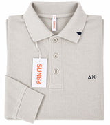 SOLO TG. S - SUN68 Polo - Polo Manica Lunga in Cotone