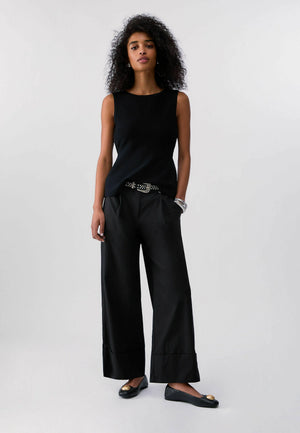 LiuJo - Pantalone con Pence Super Leggero - WA6498 T4853 - Nero