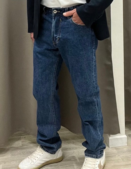 Jeans Uomo - Regular Fit Largo in gamba - GIANNI LUPO