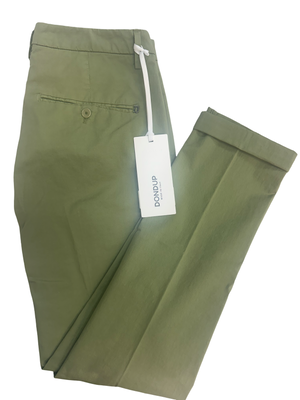 SOLO TG. 31-38 - DonDup Pantalone Uomo - UP235 - Mod. Gaubert - Verde