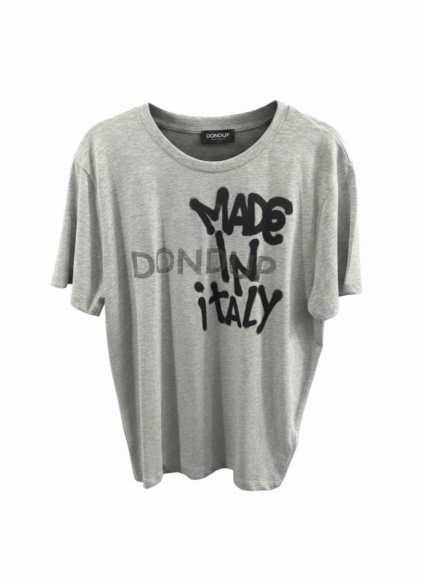 SOLO TG M-L-XL - DONDUP - T-SHIRT manica Corta con LOGO - US198