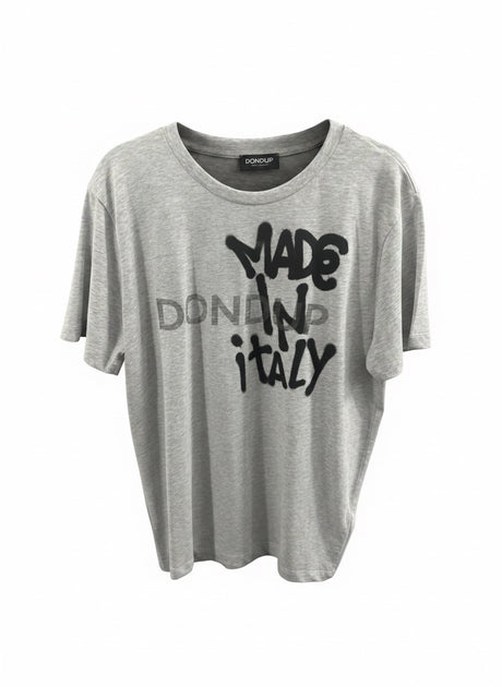 SOLO TG M-L-XL - DONDUP - T-SHIRT manica Corta con LOGO - US198
