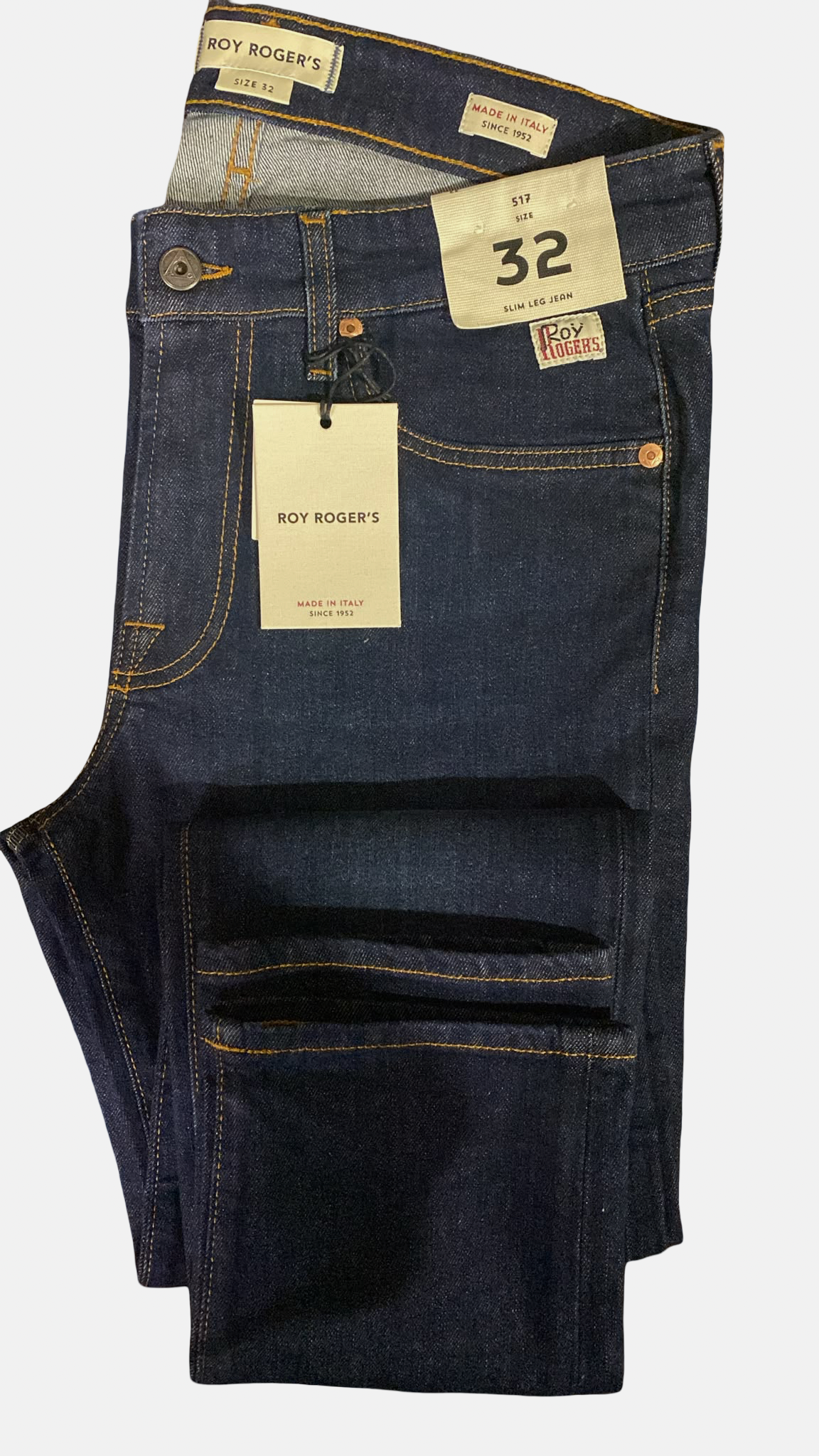 Jeans Roy Roger's Uomo Mod 517  Man Pater/WASH51 - Slim Fit - New