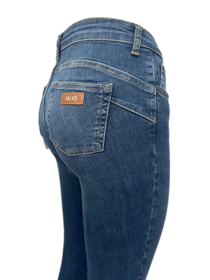 SOLO TG. 24-25-27-29 , LiuJo - Jeans skinny a Vita Alta - Art: UA5013 D0236