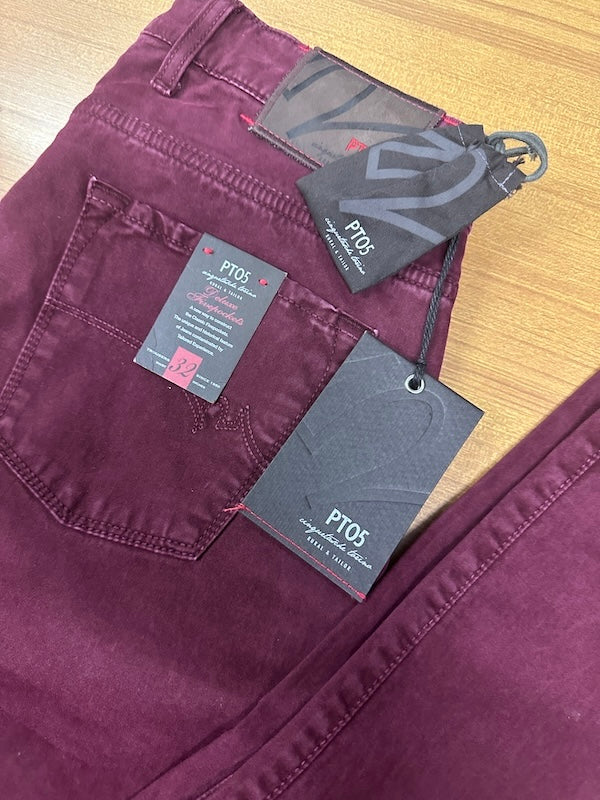 SOLO TG 32 - PT01 Pantalone di Cotone Invernale Slim Fit