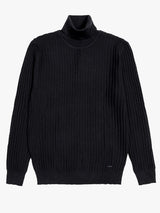 Maglia Sottogiacca Collo Alto TESSUTO LAVORATO - GIANNI LUPO - Col. Nero - GL35072