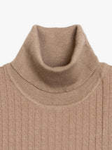 Maglia Sottogiacca Collo Alto TESSUTO LAVORATO - GIANNI LUPO - Col. Camel - GL35072