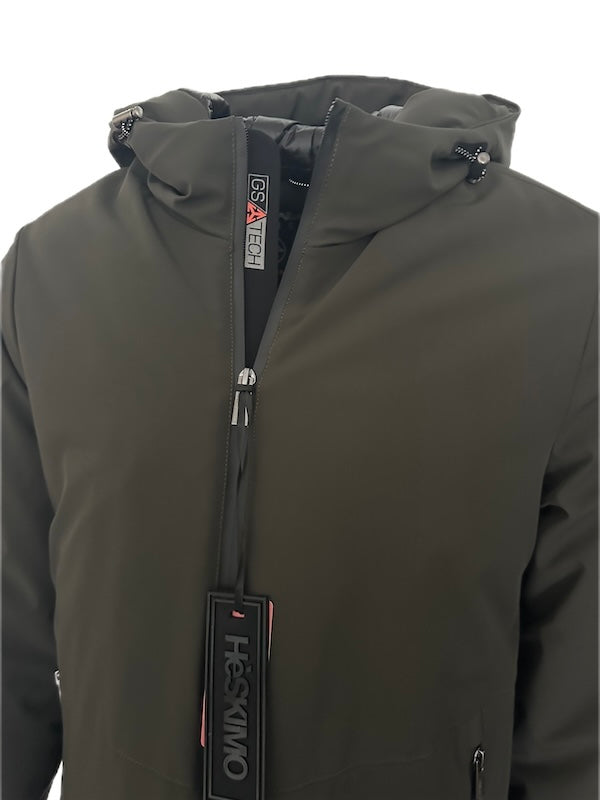 SOLO TG. 48- 50 - HèSKIMO Giubbotto Uomo Thermo Insulation System - Col.VERDE 9440005