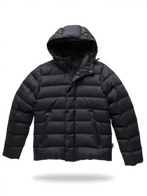 SOLO TG. M , SEVENTY - Piumino IN VERA PIUMA calda con Cappuccio - Colore Blu