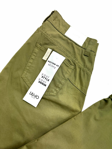 SOLO TG 25 e 32 - Liujo Jeans - Wa3231 t4810 - Bottom Up Monroe - Vita Regolare - Verde
