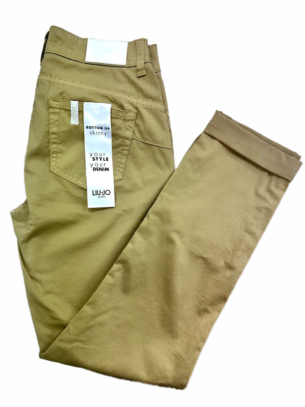 SOLO 25,26,27,30,31,32 Liujo Jeans - Wa3231 t4810 - Bottom Up Monroe - Vita Regolare - Tortora