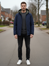 Ciesse Piumini - Henry - REVERSIBILE - Deep Blu/Verde Piumino