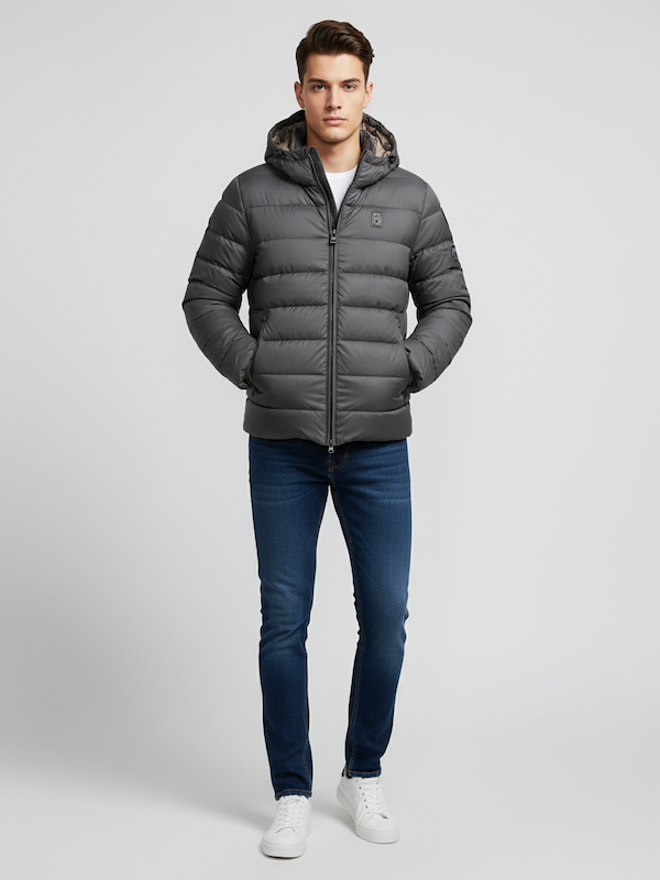 Blauer Piumino Uomo EcoSorona 25WBLUC0279 - Col.Grigio/ Beige NEW 2025/2026