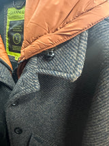 SOLO TG. M - GIANNI LUPO Giubbotto Uomo con Paravento staccabile e Cappuccio , Tessuto a Lisca Caldo