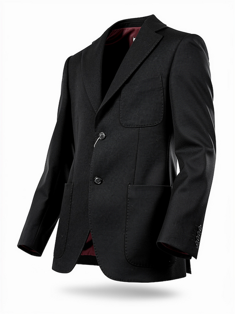 SOLO TG. 50, 54 - Giacca Blazer Uomo In 100% Lana  Invernale Ubertino Landi 48029004 - Colore Blu Molto Scuro