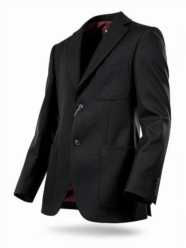 SOLO TG. 50 e 54 - Giacca Blazer Uomo In 100% Lana  Invernale Ubertino Landi 48029004 - Colore Blu Molto Scuro