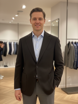 Giacca Blazer Uomo In 100% Lana  Invernale Ubertino Landi 48029004 - Colore Marrone
