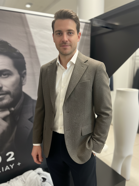 Giacca Blazer Uomo 92% LANA 8% CASHMERE Invernale FG - Colore Tortora