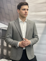 Giacca Blazer Uomo 100% LANA Invernale FG - Colore Nero e Grigio