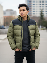 Piumino Invicta Bi-Color - Verde e Nero