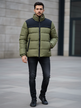 Piumino Invicta Bi-Color - Verde e Nero