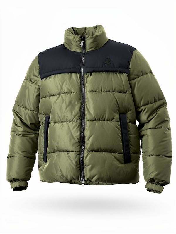 Piumino Invicta Bi-Color - Verde e Nero