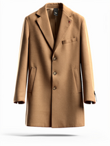 SOLO TG. 52,54,56 - Cappotto Uomo Mulish Italia , Modello Slim - Colore Cammello