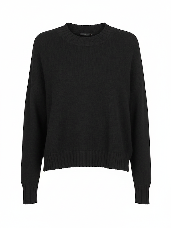 Maglia Over Costine Fin.7 - GRIFFAI DGF5580 - Col. NERO