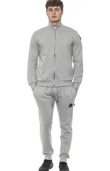 SOLO TG M, L - 19v69 Italia - Felpa Zip Senza Cappuccio Grigio