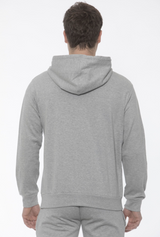 SOLO TG L , XXL - 19v69 Italia - Felpa Zip Con Cappuccio Grigio