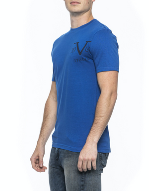 19v69 Italia - T-shirt con Stampa Trasversale sul Petto