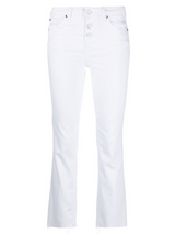 SOLO TG . 31 - Liujo Pantalone - Wa3232 T7144  - Bianco con Bottoni a Vista