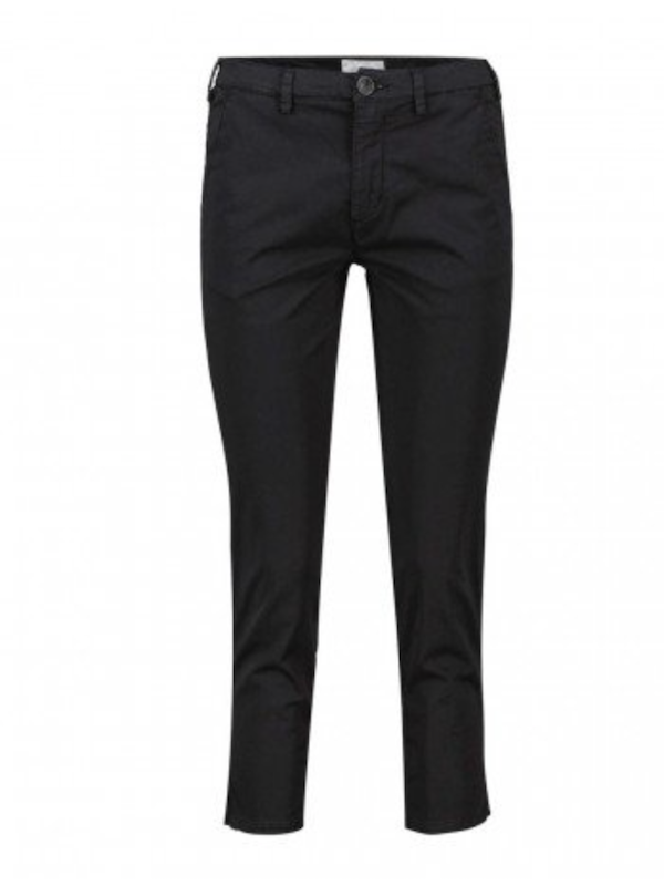 40weft - Pantalone Donna Chino Capri Melitas - Vita Regolare - New Nero