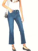 SOLO TG. 26 , 28 - LiuJo Jeans Zampetta - UF4075 DS615 - Vita Alta Fly - Elasticizzato Confort - New