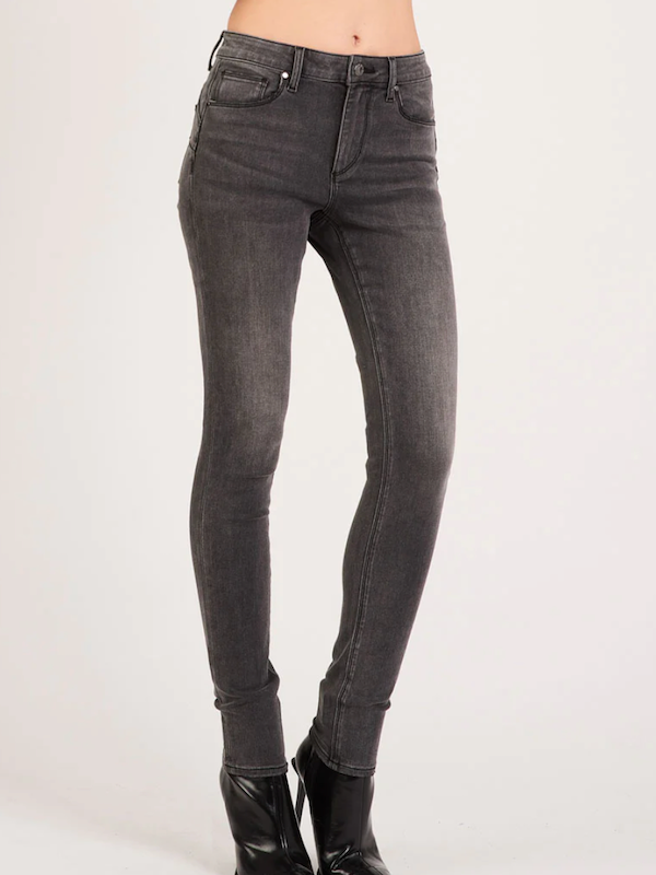 Met Jeans Donna - M7 Giselle - Skinny Fit - Grigio - Vita Medio/Alta