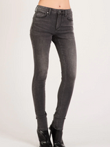 Met Jeans Donna - M7 Giselle - Skinny Fit - Grigio - Vita Medio/Alta