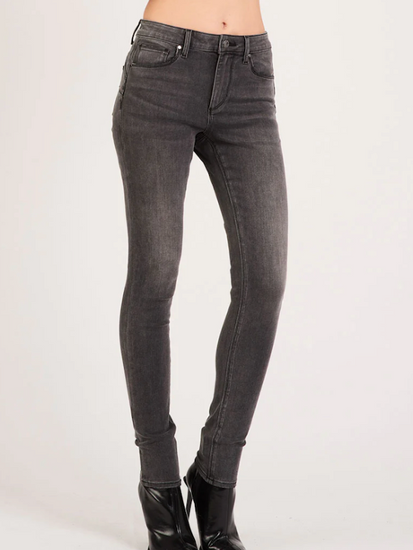 Met Jeans Donna - M7 Giselle - Skinny Fit - Grigio - Vita Medio/Alta