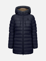 SOLO TG. XL - Giubbotto con Cappuccio INVICTA Donna Art. 4432598 D - Col. Blu interno Beige