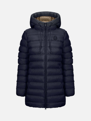 SOLO TG. XL - Giubbotto con Cappuccio INVICTA Donna Art. 4432598 D - Col. Blu interno Beige