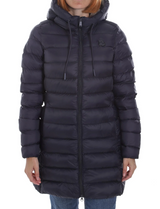 SOLO TG. XL - Giubbotto con Cappuccio INVICTA Donna Art. 4432598 D - Col. Blu interno Beige