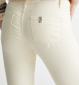 SOLO TG. 31,33- LiuJo - Jeans skinny a vita regolare - Art: MA4277 T4033 - Beige con fondo Ricamato NEW