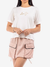 SOLO TG XS - Liujo T-Shirt - Ta4135 JS0033 - T-shirt girocollo