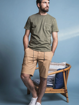 Impure - T-Shirt con Taschino in Cotone - Militare